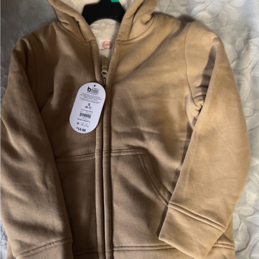 Wonder Nation Tan Kids Hoodie
